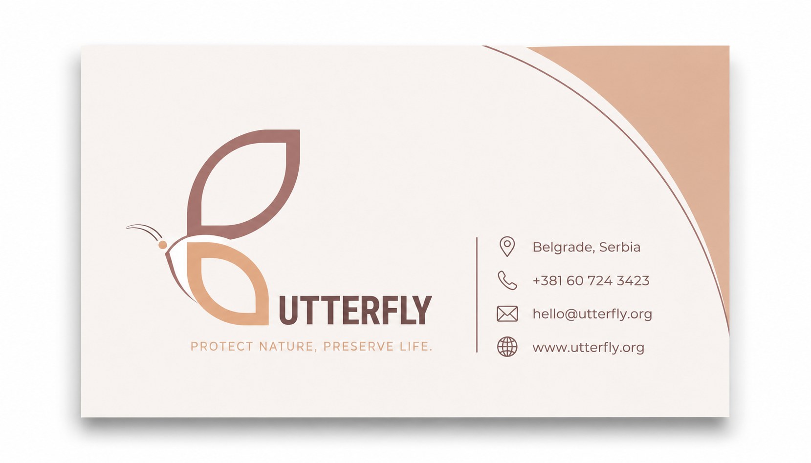 BUTTERFLY business card